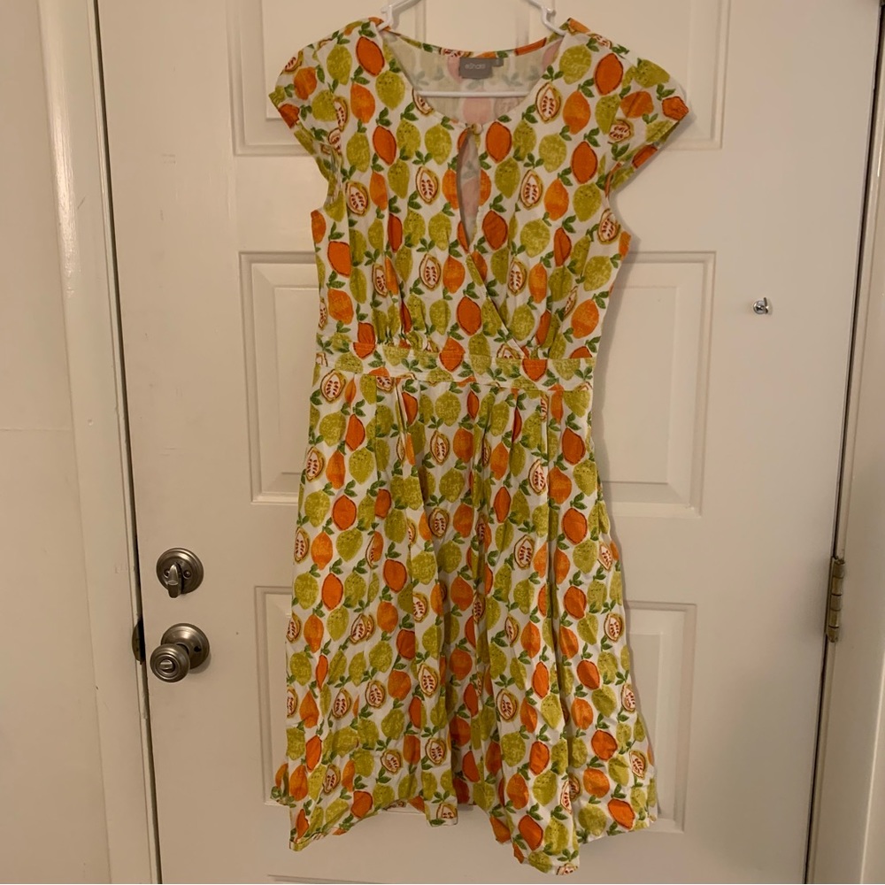 EShakti Citrus Dress 8